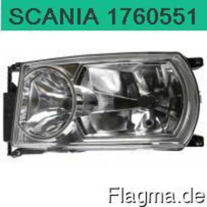 ✔ 1760551 Фара Scania Xenon л. б ламп Scania запчасти IParts