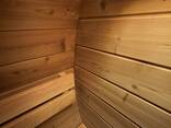 Баня бочка деревянная - фото 11