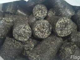 Брикеты из лузги подсолнечника( briquettes from sunflower)
