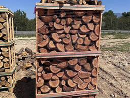 Brennholz gespaltene Eiche, Buche