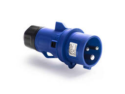 Famatel Industrie-Stecker / CEE Rundstift – 16A 2P PE 6H 230V – IP54