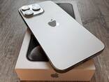 IPhone 15 Pro Max 256 GB Farbe Titan Weiß. - фото 1