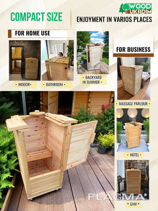 Mini-Sauna für zu Hause, tragbare Sauna, Sauna für den Balkon einer Wohnung