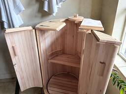 Minisauna, Phytofass aus Lindenholz, Miniatursauna
