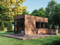 Mobile Sauna 6x3 m. schlüsselfertig vom Hersteller