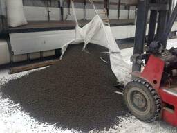 Pellets aus Sonnenblumenschalen