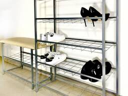 Опт полка для обуви LEO, скамейка Leonie, подставка для обуви, мебель, стоковый товар