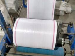 Polyethylene fabric (sleeves).