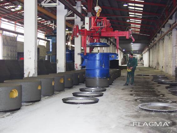 Atlas-Betonring-Produktionslinie