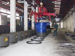 Производственная линия бетонных колец фирмы Atlas