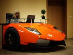 Racing desks Lamborghini Murciélago created by Frost Design