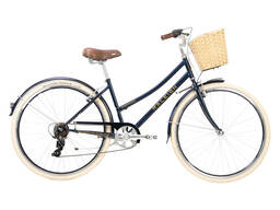 Raleigh Sherwood 700c Women's Bike with Basket in Navy