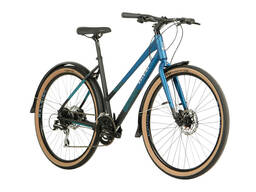 Raleigh Strada City Step Thru in Black/Blue