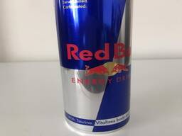 Red Bull Energy Drink available on floor.