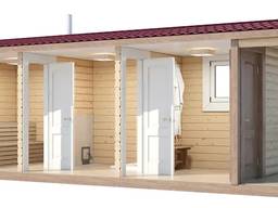 Sauna Holzmobile 6x2,35m