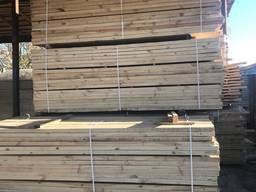 Sawn timber pine 50*100mm /Доска сосновая обрезная 50*100мм