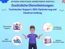 SEO-Förderung und andere Dienstleistungen