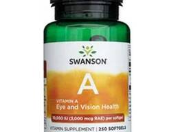 Swanson Vitamin A 10.000 IU – Unterstützung für Sehkraft, Immunsystem & Haut