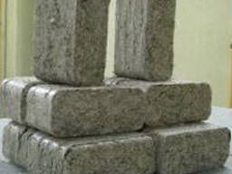 Fuel briquettes made of flax bark