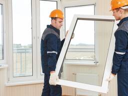 Установка окон и дверей