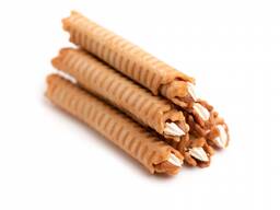 Waffle rolls, Sweets , Condensed milk